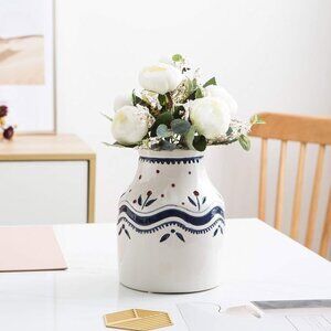 Hand-Painted Jojuno Traditional Totem Ceramic Vase - New!